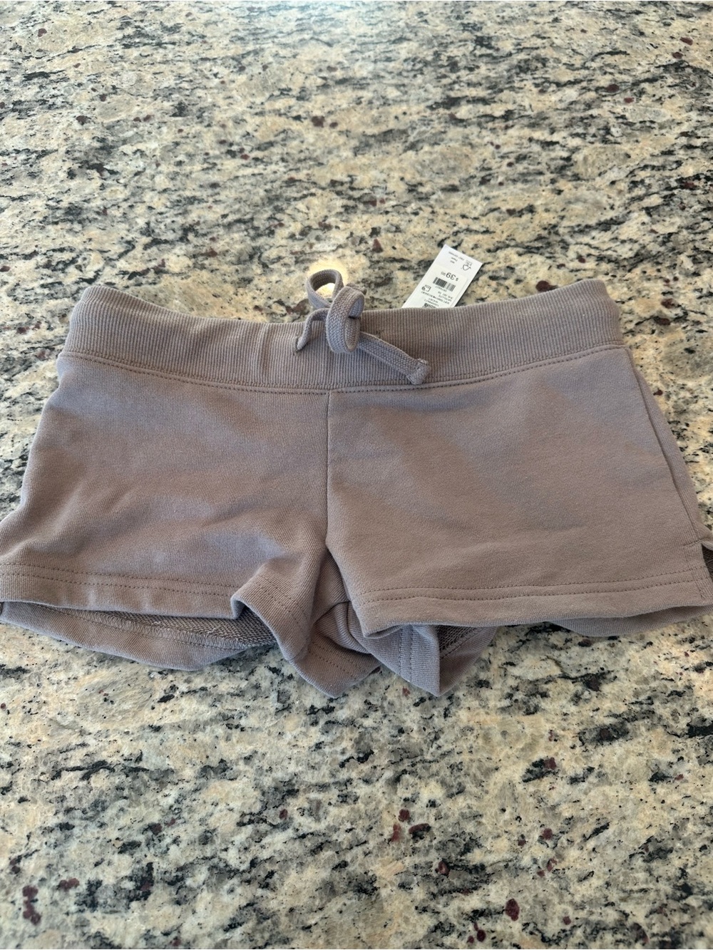 Garage Taupe Drawstring Athletic Lounge Shorts